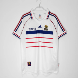 1998 França Camisa Retrô Visitante Torcedor