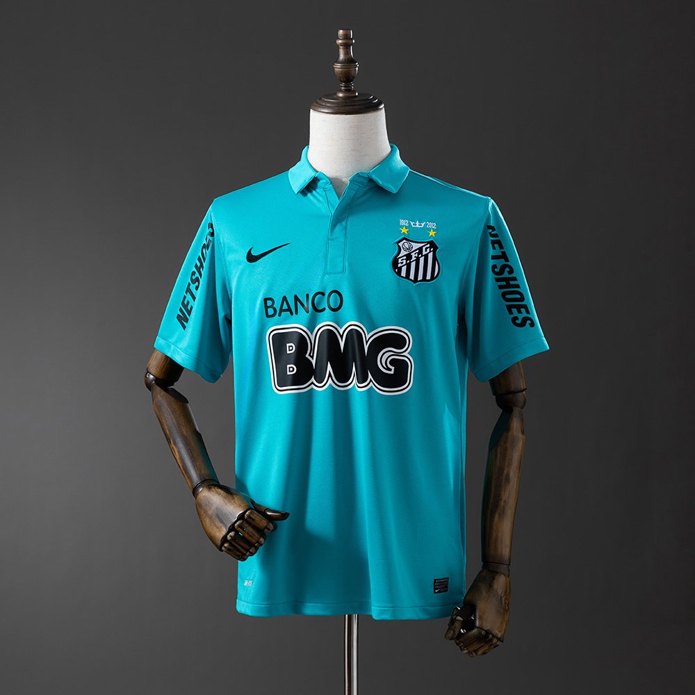2013 Santos Segundo Visitante Retrô Camisa Torcedor