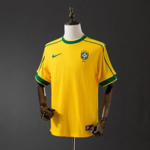 1998 Brasil Fora de Casa Retrô Camisa Torcedor