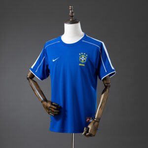 1998 Brasil Fora de Casa Retrô Camisa Torcedor