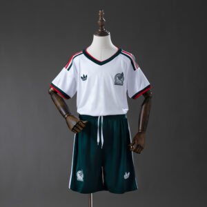 2026 México Conjunto de Camisa de Futebol Infantil