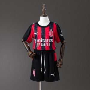2025–2026 AC Milan Conjunto Titular Infantil